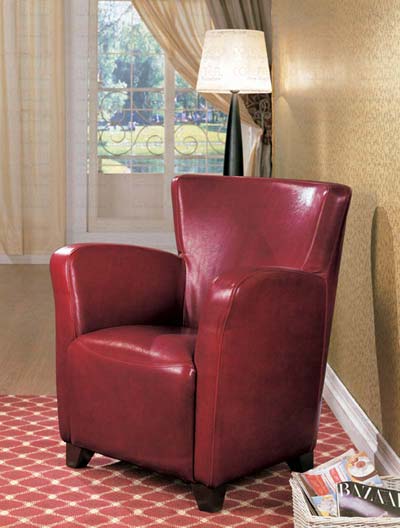 Roza Red Accent Chair cs900235CH