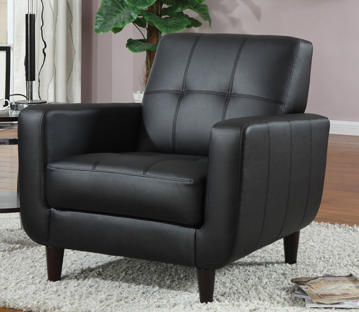 Snyder Black Accent Chair cs900204CH