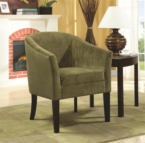 Pistachio Microvelvet Accent Chair cs902042CH