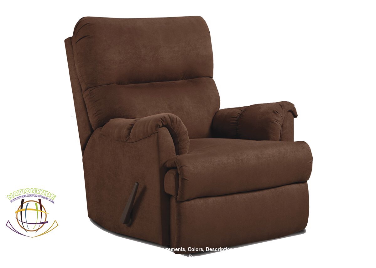 Easy Comfort Brown Rocker Recliner Na U314R