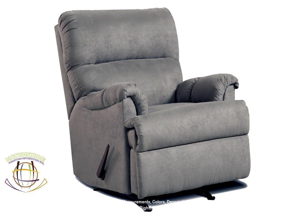 Easy Comfort Gray Rocker Recliner Na U316R