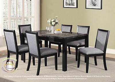 Roscoe 7pc Dinette Set Na D105-7DSet