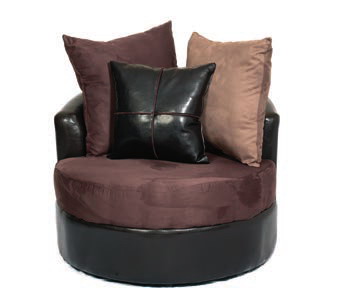 Flynn Brown Swivel Chair Na U417ASC