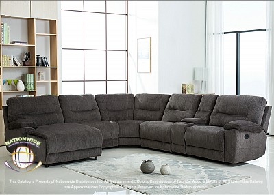 McDonald 6pc Motion Sectional Sofa Na U17-6