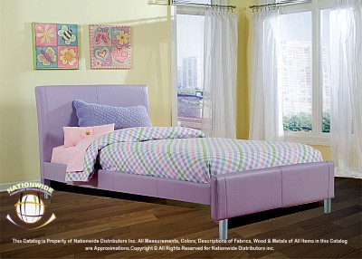 Isella Lilac Twin Bed Na B906TB