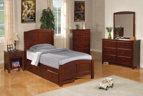 Parker II Twin Bed with Storage cs400291T-400291S