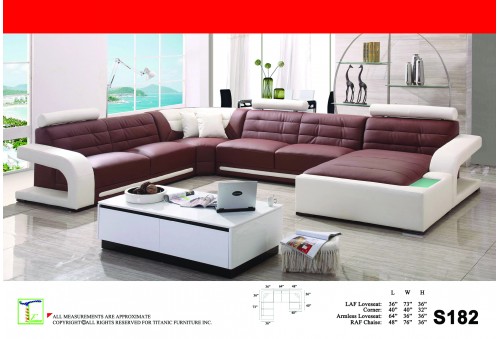 Full House Sectional Sofa Ti S182