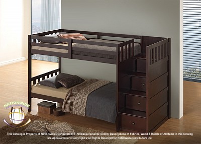 Staircase Bunk Bed Na S200BB
