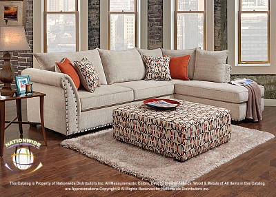 Leigh 2pc Sectional Na U140-2