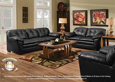 Old Town Black Loveseat Na U212L