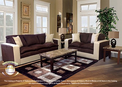 Cheyenne 2pc Set (Sofa+Love) Na U467-2
