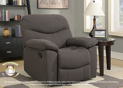Olympus Brown Recliner Na U814R